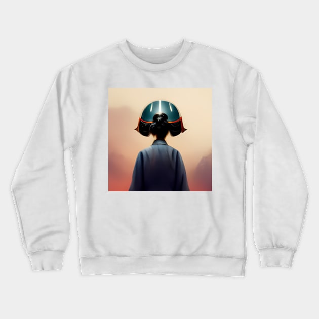 Samurai Girl Crewneck Sweatshirt by Noissymx